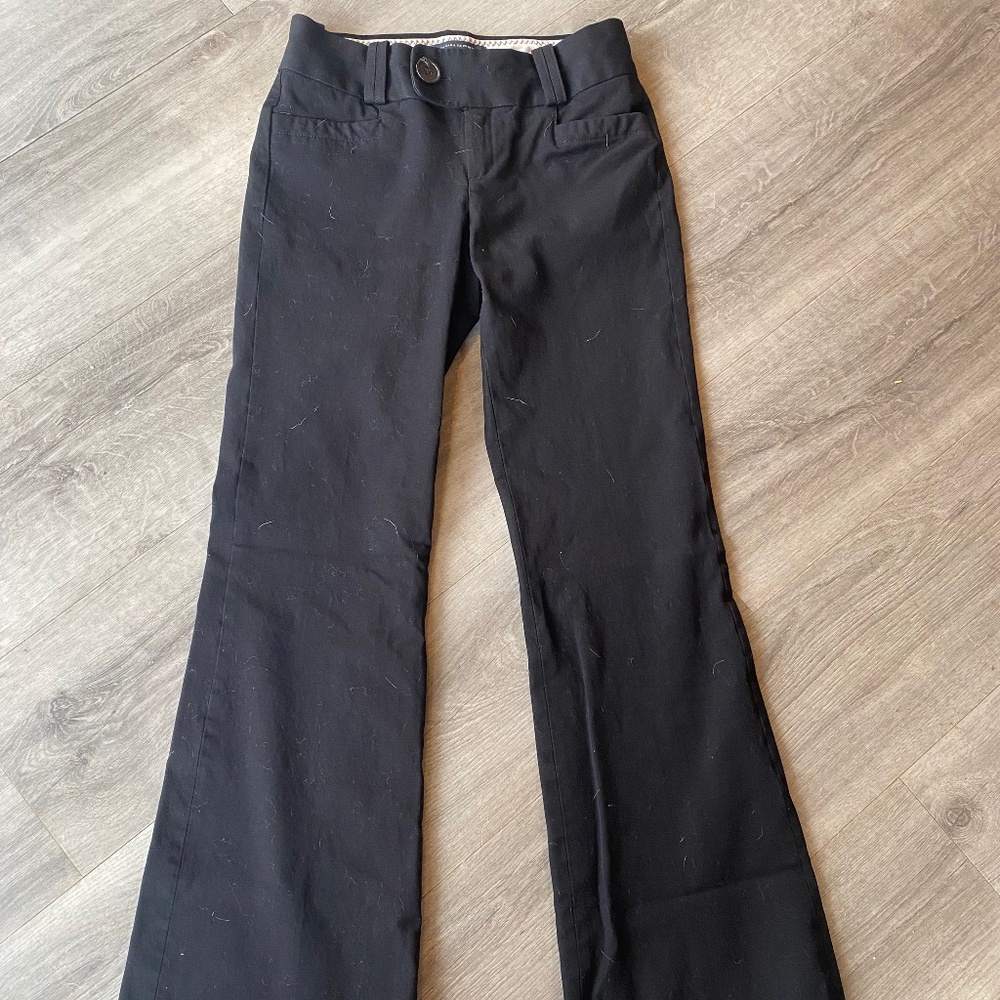Banana Republic black bootcut pants size 0